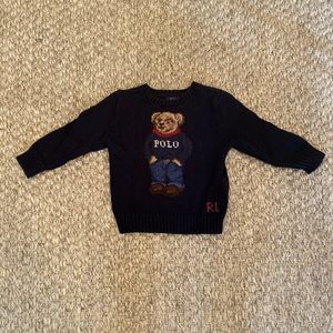 POLO Bear Cotton Sweater. 3T